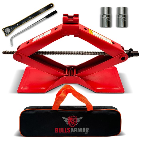 BullsArmor Scissor Jack Kit - 2 Ton (4,400 lbs) -