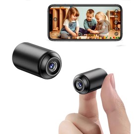 Mini Cámara, HD 1080 Pequeña Cámara WiFi, Mini Cámara de Seguridad 170°, Camara pequeña con Visión Nocturna Detección de Movimiento Función de Grabación, Aplicación multiescenario