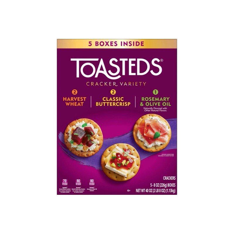 Kellogg's Kellogg s Toasteds Crackers Variety Pack (40 oz.)