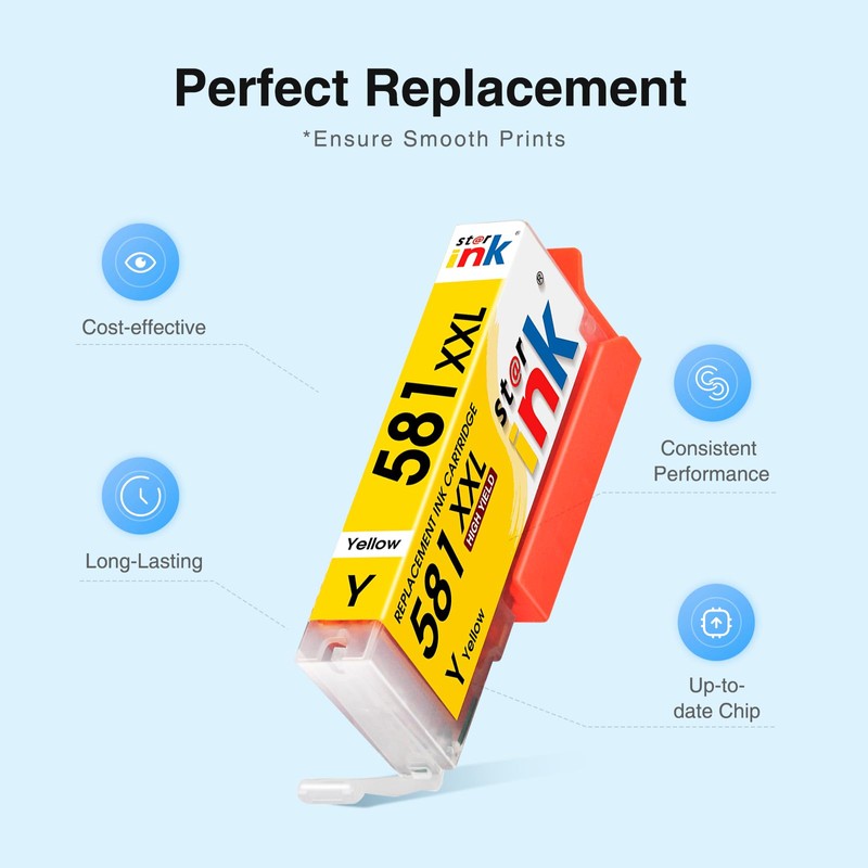 Starink compatible with Canon PGI 580 XL CLI 581 PGI-580