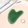 AGFELO Gua Sha Facial Tool Natural Jade Stone Guasha Board