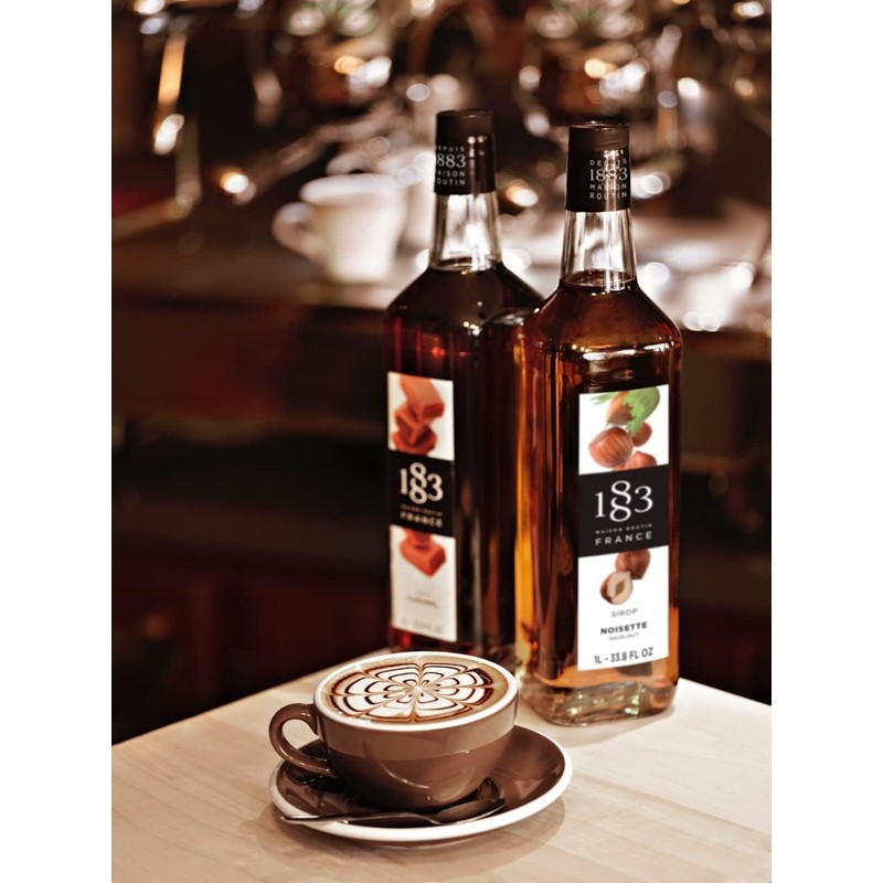 Vanilla Syrup for Coffee 33.8 Ounces with Pump - 1883