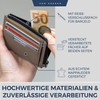 VON HEESEN® Genuine Leather RFID Card Holder Made of Nappa