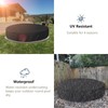Bitubi 10 Ft Steel Round Stock Tank Pool Cover,Upgraded to