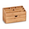 Zeller 25386 organiser with Bamboo, approx. 25.4 x 12.5 x
