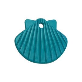 TalkTools Sensory Chew Necklace - Teething and Biting Chewelry for Kids & Adults with ADHD, Autism - Anxiety Relief Chewing Pendant - Safe and Durable Chew Necklace (Blue, Sea Shell)