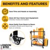 London & Byrd - No Assembly - Home Gym Storage