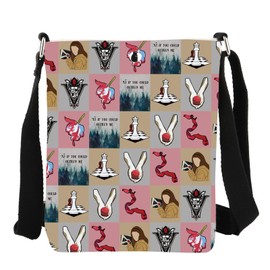 JYTAPP Twilight inspired Crossbody Bag Twilight Character Crossbody Purse Bag Edward Bella Robert Pattinson Twilight Fan Gift (BEIGE)