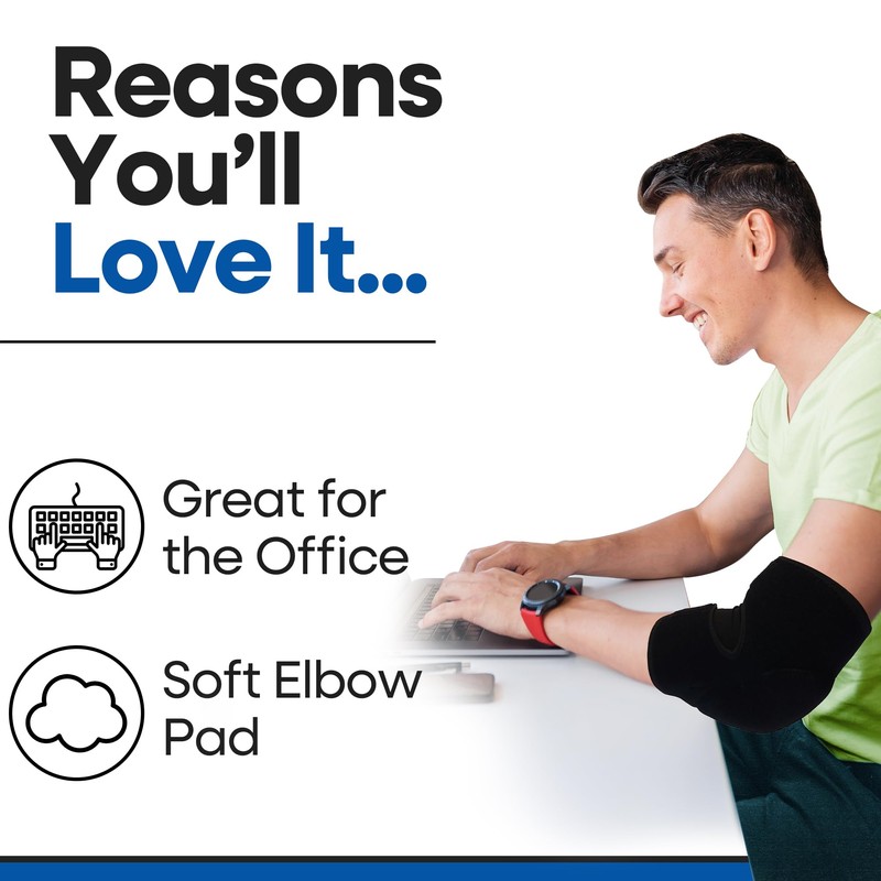 Soft Elbow Pad For Bursitis & Elbow Tendonitis Relief Wrap
