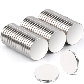 50 Pcs Small Round Magnets, 8x1MM Neodymium Disc Magnet Rare Earth Magnets Strong Magnets Refrigerator Magnets for Crafts Dry Erase Board, Fridge Mini Tiny Disc Magnet for Building Scientific Models