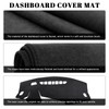 PeakPurit Black Dashboard Dash Board Cover Mat Carpet for Chevy