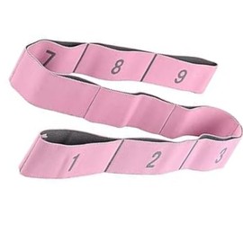 Bandas de Resistencia de Yoga con segmentos Ajustables y múltiples Niveles de Resistencia（Rosa）
