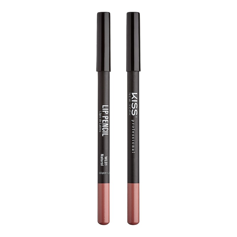 Kiss New York Professional Slim Long-Wear Lip Liner Pencil, Matte