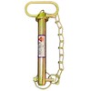 Towing Pin with Linch Pin and Chain, 1.9 x 15.2