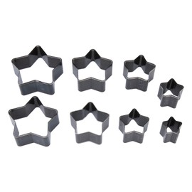8 Pcs Leather Punch Mold Pentagram High Carbon Steel Hollow Punch Die Leather Punching Tool for DIY