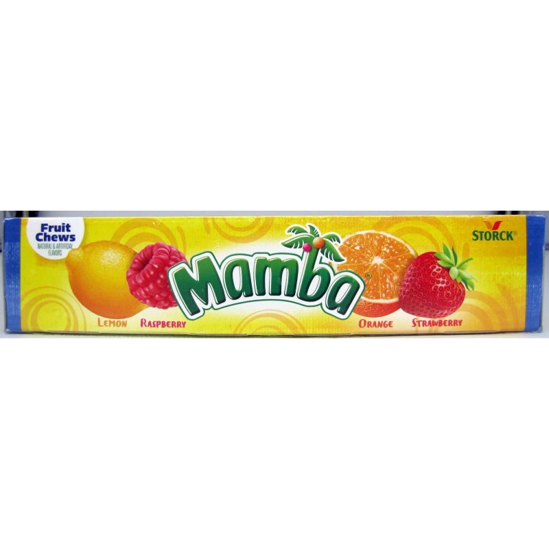 Storck Mamba Changemakers Fruit Chews Candy Taffy Original Fruits 48
