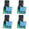 4Pcs DC Connector, 5.5x2.1mm to 2P 5.08mm Power Adapter Board