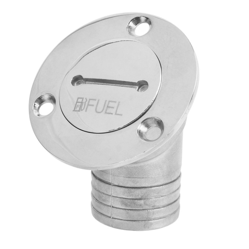 Boat Deck Filler with Key Cap Marine Stainless Steel Hardware