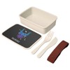 Fabulous Lunch Box Lunchbox mit Besteck, Schwarz, Stier, Sternzeichen, Sternzeichen,