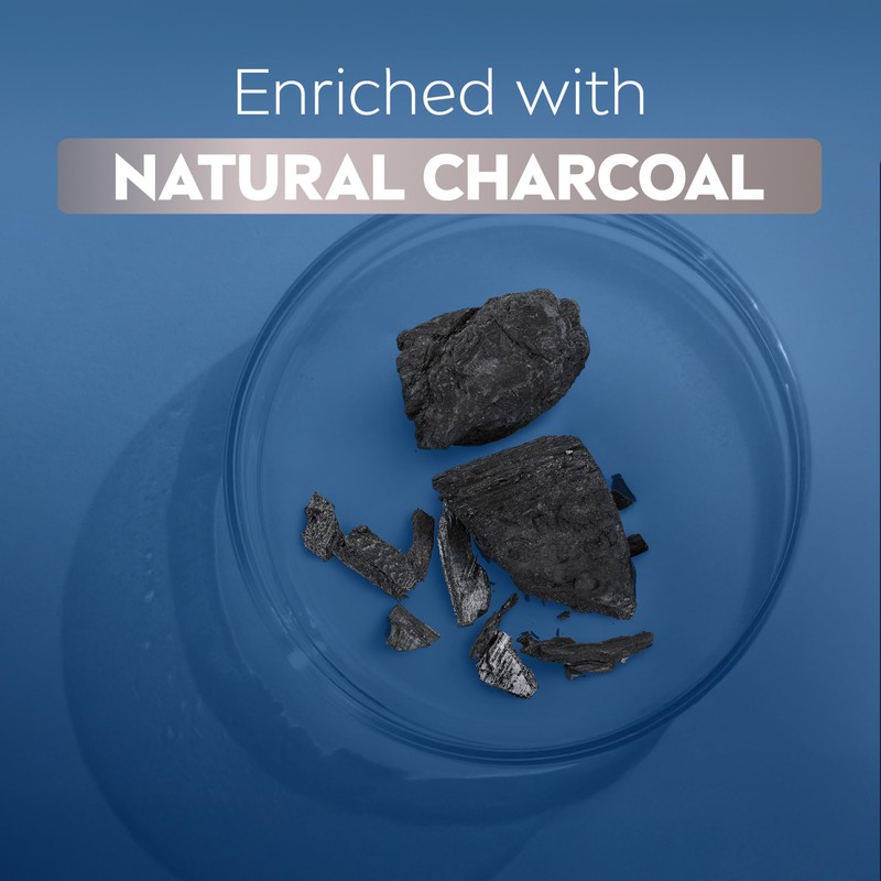 NIVEA MEN Active Clean Body Wash with Natural Charcoal for