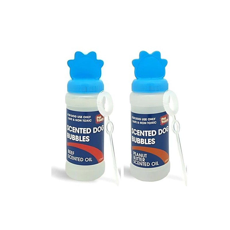2 X 120 ml Blowing Bubbles for Dogs (Peanut Butter