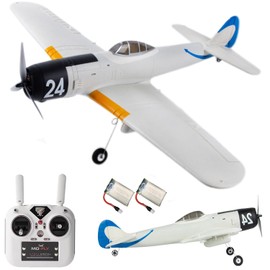 Ki-84 690MM 27.16-Inch Zero-Fighter Remote Controlled Plane Airplane for Beginners Adults Expert 4-Channel Brushless Motor RC Fixed Wing 3D /6G Stunt Flying Mode RC Glider 1/16 ( White 2-Battery )