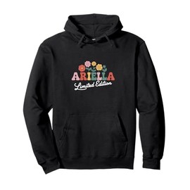 Ariella Limited Edition Flowers Custom Name Wife Grandma Pullover Hoodie