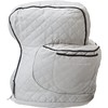 KitchenAid Fitted Stand Mixer Cover, Silver Frost