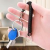 5 Pcs Key Fob Reel Key Fob Elastic Coil Key