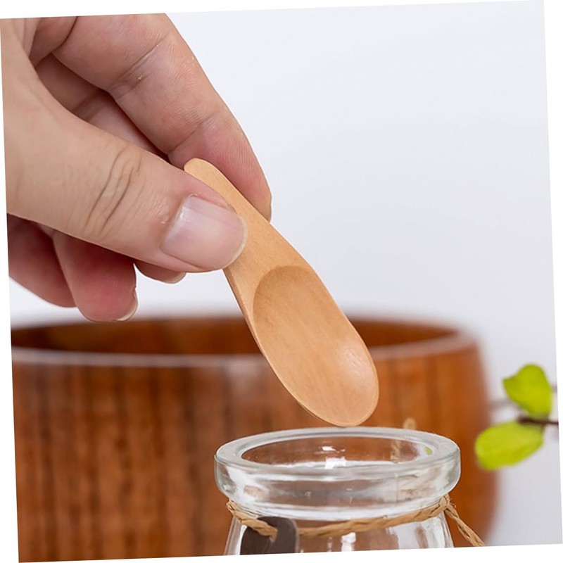 LABRIMP 4pcs Milk Tea Spoons Convenient Salt Scoops Practical Tea