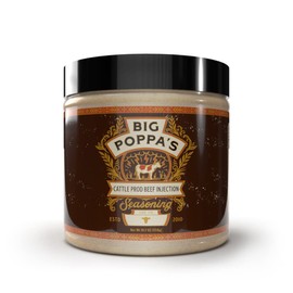 Big Poppa Smokers Big Poppa's Cattle Prod Beef Injection C Unleash Flavor & Moisten Beef Recipes C Mouth-Watering Brisket Injection - Use it for Brisket, Chuck Roast, Sirloin Roast, Beef Ribs or Steak (19.7 Oz)