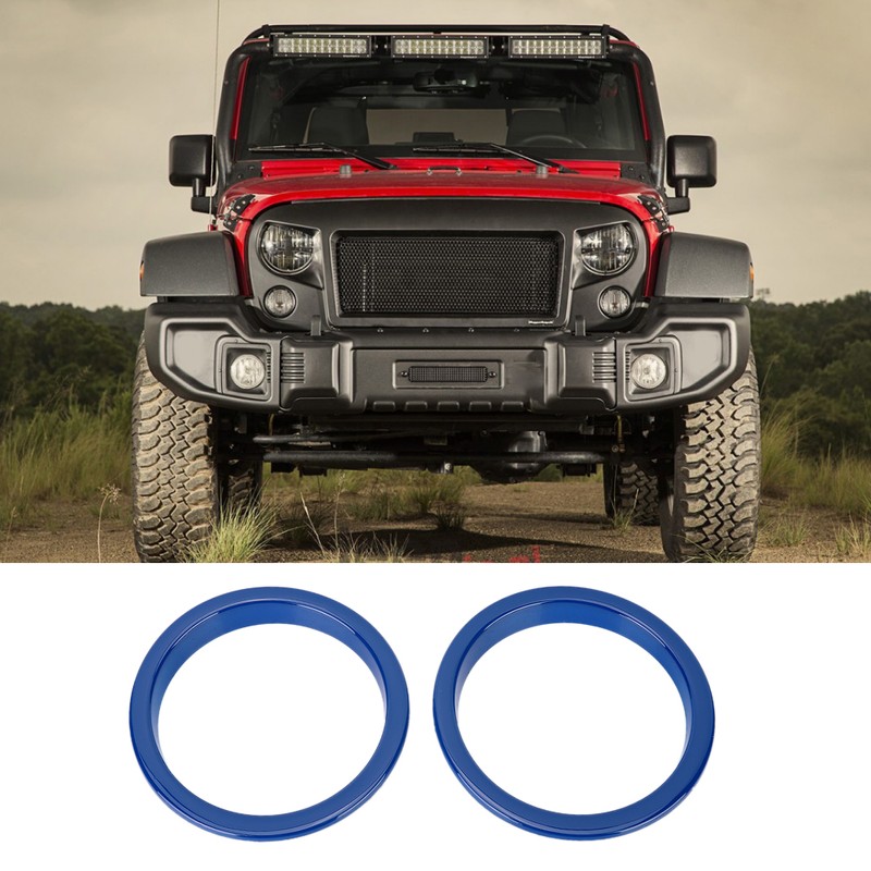 Pair of Exterior Turn Signal Light Ring Trim Fits for