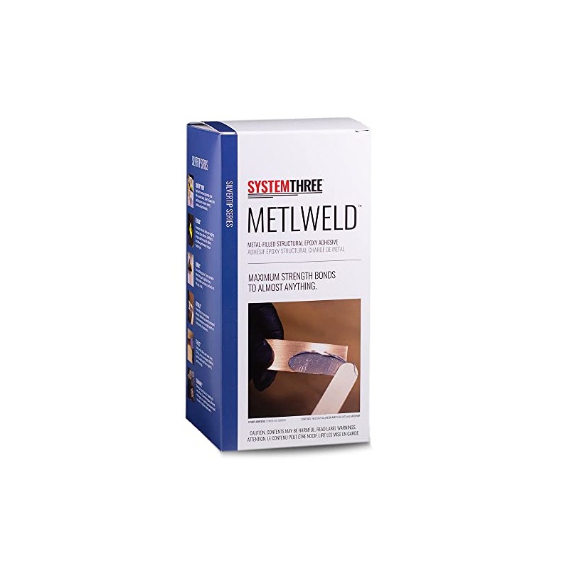System Three MetlWeld Epoxy Adhesive, Quart Kit