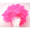 One Size Pink Clown Wig for Adults
