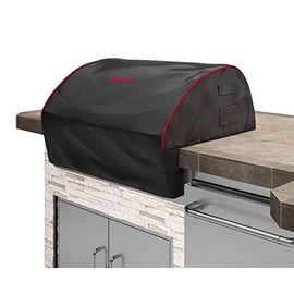 Bull Outdoor Products 72017 46" Diablo Grill Head Cover, Black W/Red Piping