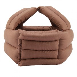 Elderly Protective Hat, Adjustable Anti-fall Head Protect Elderly Helmet for Falls, Anti Collision and Fall Prevent Helmet, Breathable Head Cap for Fall Prevention & Shock, 25.2-28.7in(Brown)