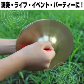 ZERONOWA Mini Cymbal Hand Cymbal Musical Instrument Rhythm for Kids (5.9 inches (15 cm)