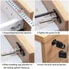 SQXBK 2PCS 16mm Drawer Lock 1 Lock 3 Office Desk