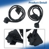 Black Door Trim Molding Left and Right Kit Rubber Sealing