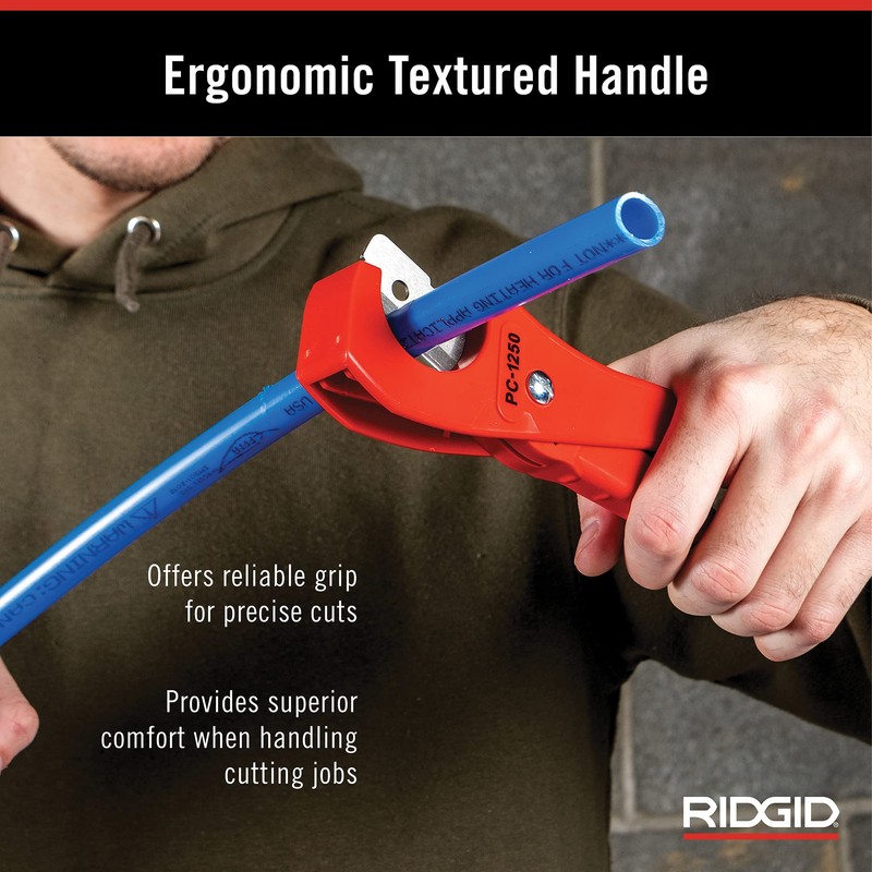 RIDGID 23488 Model PC-1250 Single Stroke Plastic Pipe and Tubing