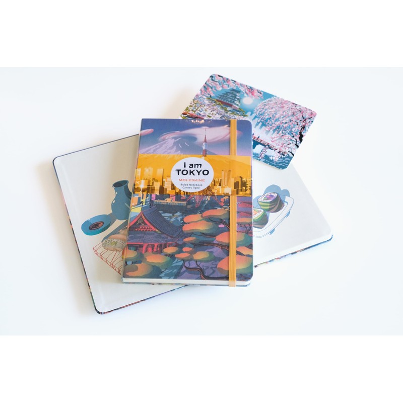 Moleskine LEQP060IAMTOK Notebook, Japanese Limited Edition, I am Tokyo Hardcover,