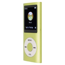 MP3 Music Player, HiFi Lossless Sound Slim MP3 Player with 1.8 Inch LCD Screen, Portable Digital Audio Player, Kids Friends (Green)