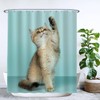 Ulticool Shower Curtain - Cute Cat - 180 x 200