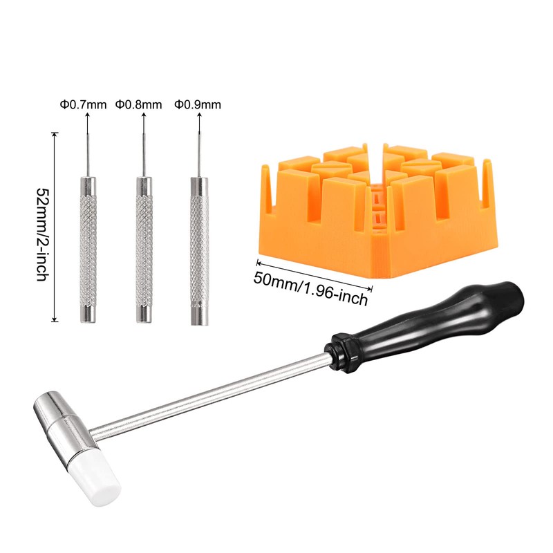 sourcing map Watch Band Link Pin Removal Tools Set with