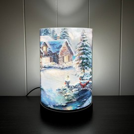 Trend Setters – Thomas Kinkade – High Country Christmas – Durable 18” x 8” FilmPix Photo Insert – NOT Made of Paper – Made For Our FilmPix Light Display (SOLD SEPARATELY)