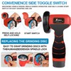 ZFULVO Cordless Brush Angle Grinder Kit, 19500rpm Mini Electric Angle