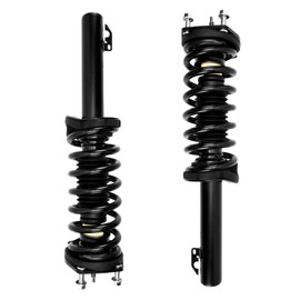 KAX Struts Assembly Kit Fit for Grand Cherokee Commander 2006 2007 2008 2009 2010 Complete Strut Shock Absorber Assembly Fit for Cherokee Commander 2006-2010 171377L 171377R Struts Coil Spring 2Pcs