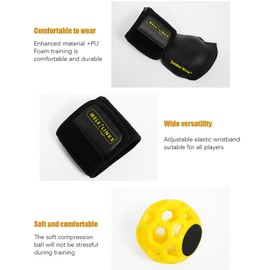 Golf Swing Trainer Ball, Golf Training Aids,Golf Swing Trainer Aid Golf Smart Ball, Smart Ball Posture Corrector With Corrective Wristband And Ball,Wrist Trainer For Golfer Beginner