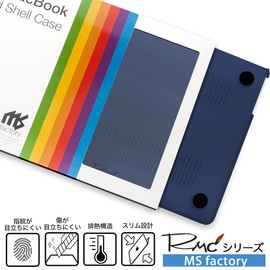 MS factory MacBook Air 13" M3 M2 2024 2022 Case Cover Macbook Air 13 Hard Case Air13 A2681 13.6" All 16 Colors Matte Navy Navy RMC series RMC-MBA13r22-MNV
