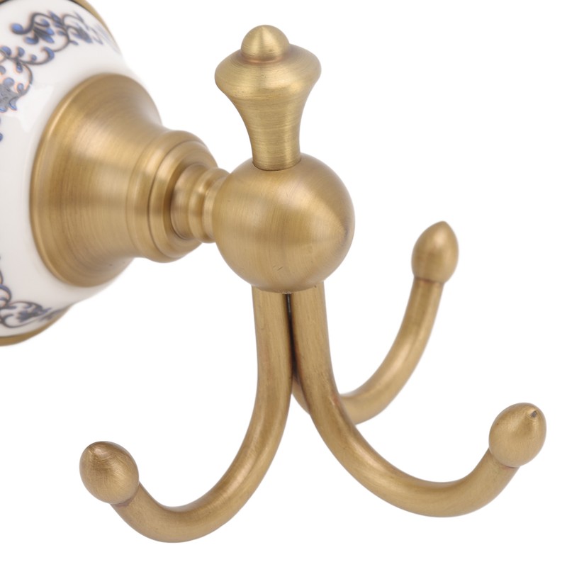 Wall Mounted Bathroom Coat Hook Beautiful Decorative Elegant Clothing Robe